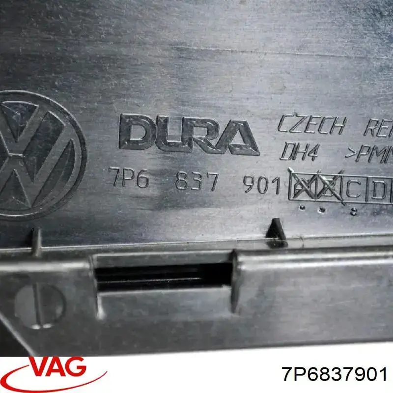 7P6837901 VAG Накладка передніх дверей, лівих, вертикальна