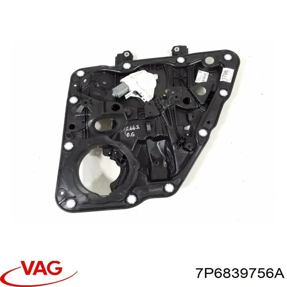 Купити 7P6839756A VAG Механізм склопідіймача двері задньої, правої