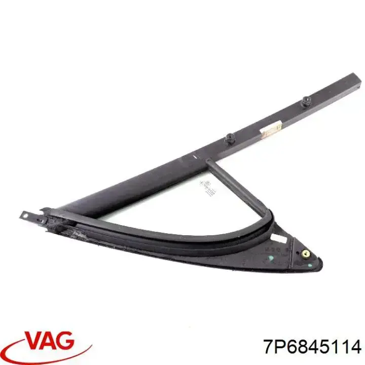 7P6845114 VAG Скло кутове дверей задніх