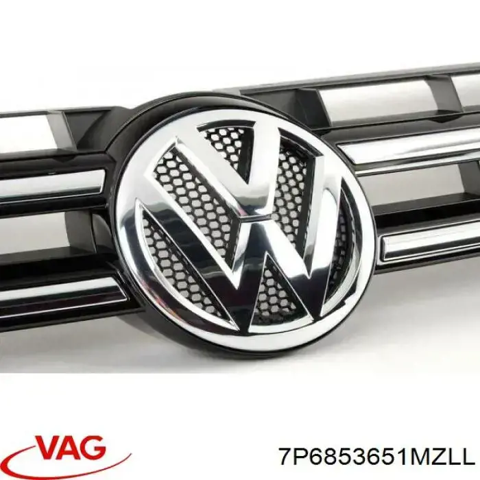 Купити 7P6853651MZLL VAG Захисна решітка радіатора