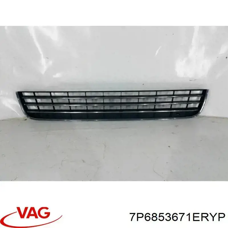 Купити 7P6853671ERYP VAG Решітка переднього бампера, центральна