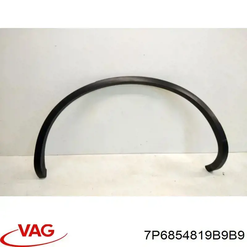 Купити 7P6854819B9B9 VAG Молдинг арки колеса заднього, лівий