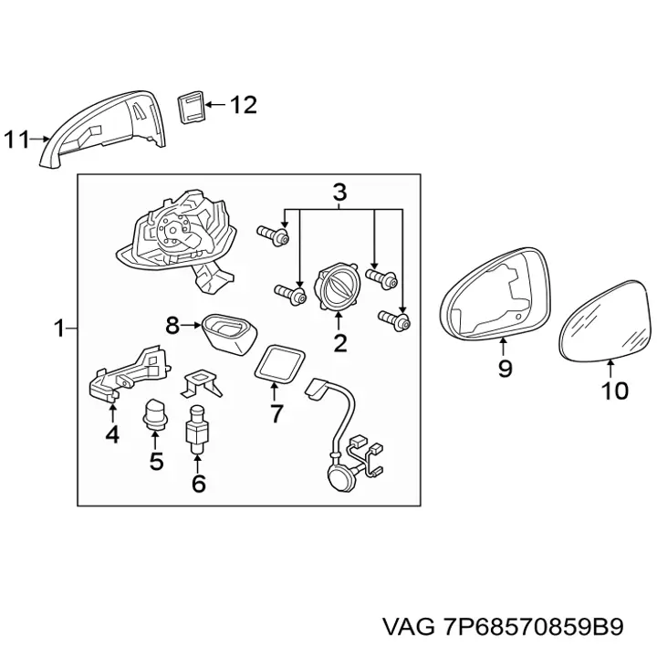  7P68570859B9 VAG