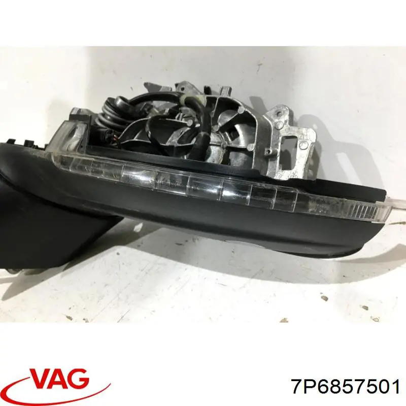7P6857501 VAG Дзеркало заднього виду, ліве