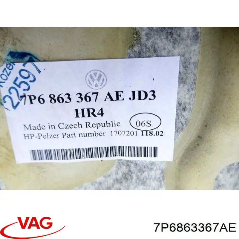 7P6863367AE VAG 