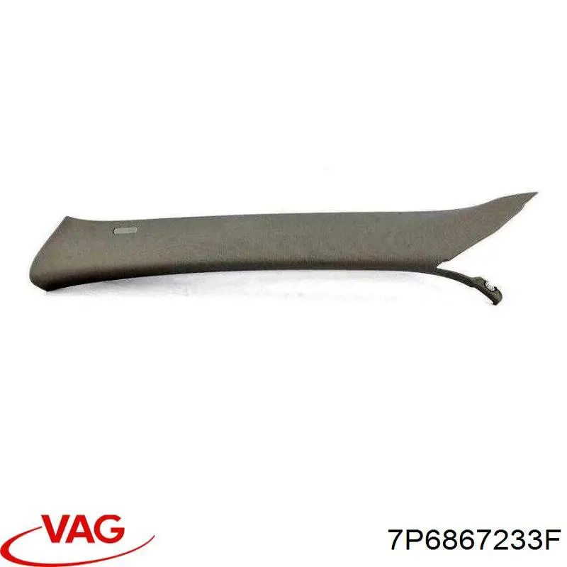 Купити 7P6867233F VAG Обшивка стійки кузова внутрішня, передня ліва