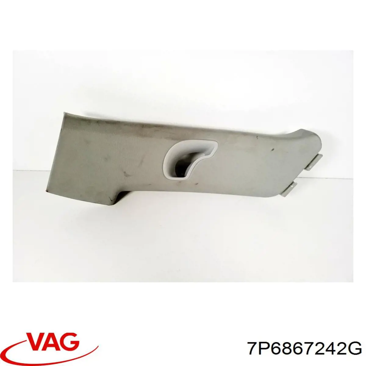 Купити 7P6867242G VAG Обшивка стійки кузова внутрішня, задня права