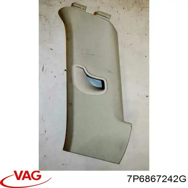 Обшивка стійки кузова внутрішня, задня права VAG 7P6867242G ціна, від 12.70 USD