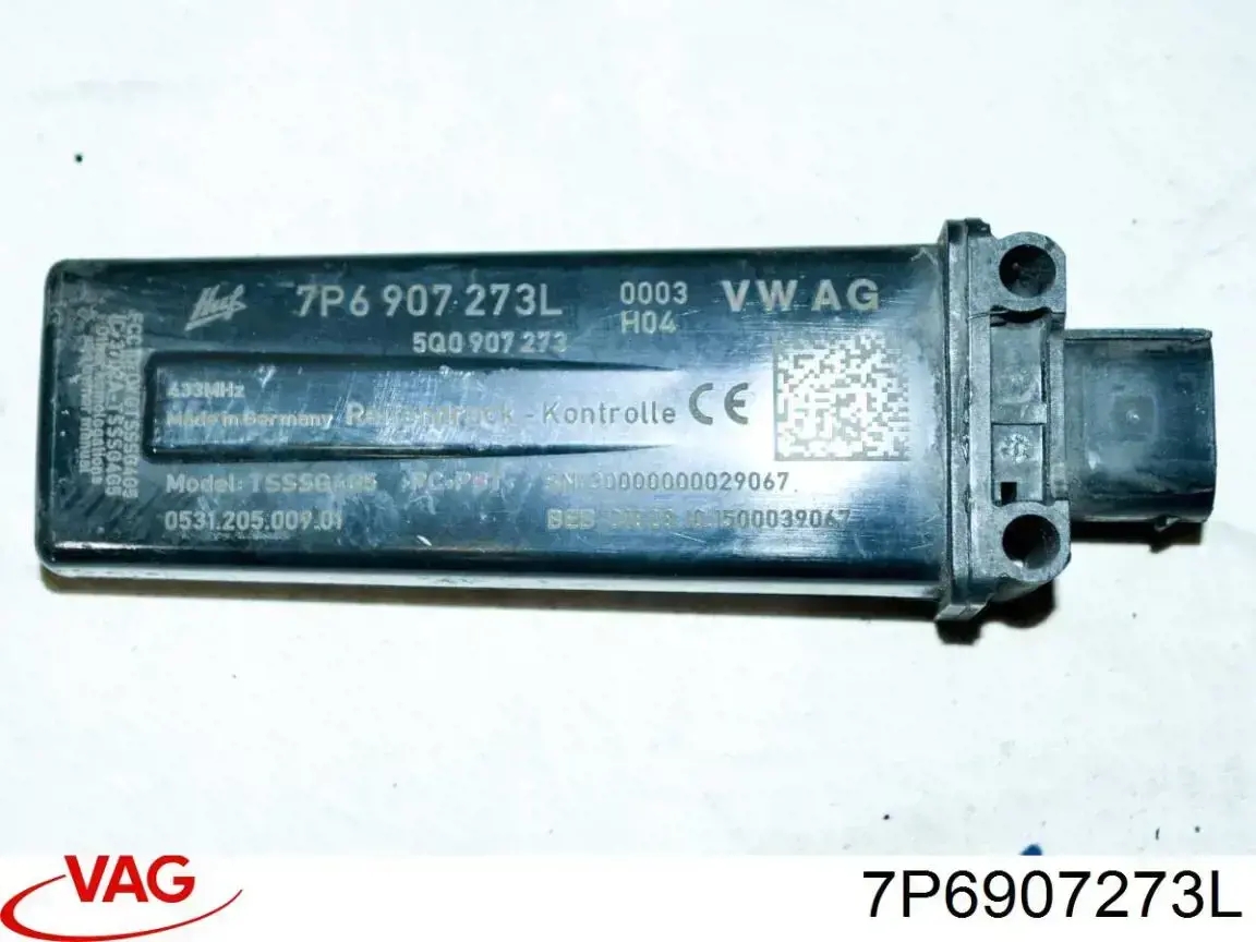 7P6907273LZ00 VAG Блок системи контролю тиску в шинах