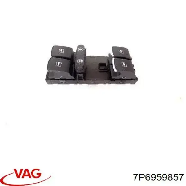 7P6959857 VAG кнопковий блок керування склопідіймачами передній лівий