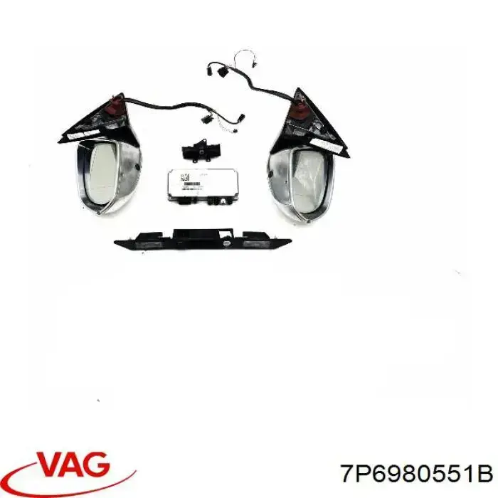 Камера системи забезпечення видимості VAG 7P6980551B ціна, від 248.87 USD