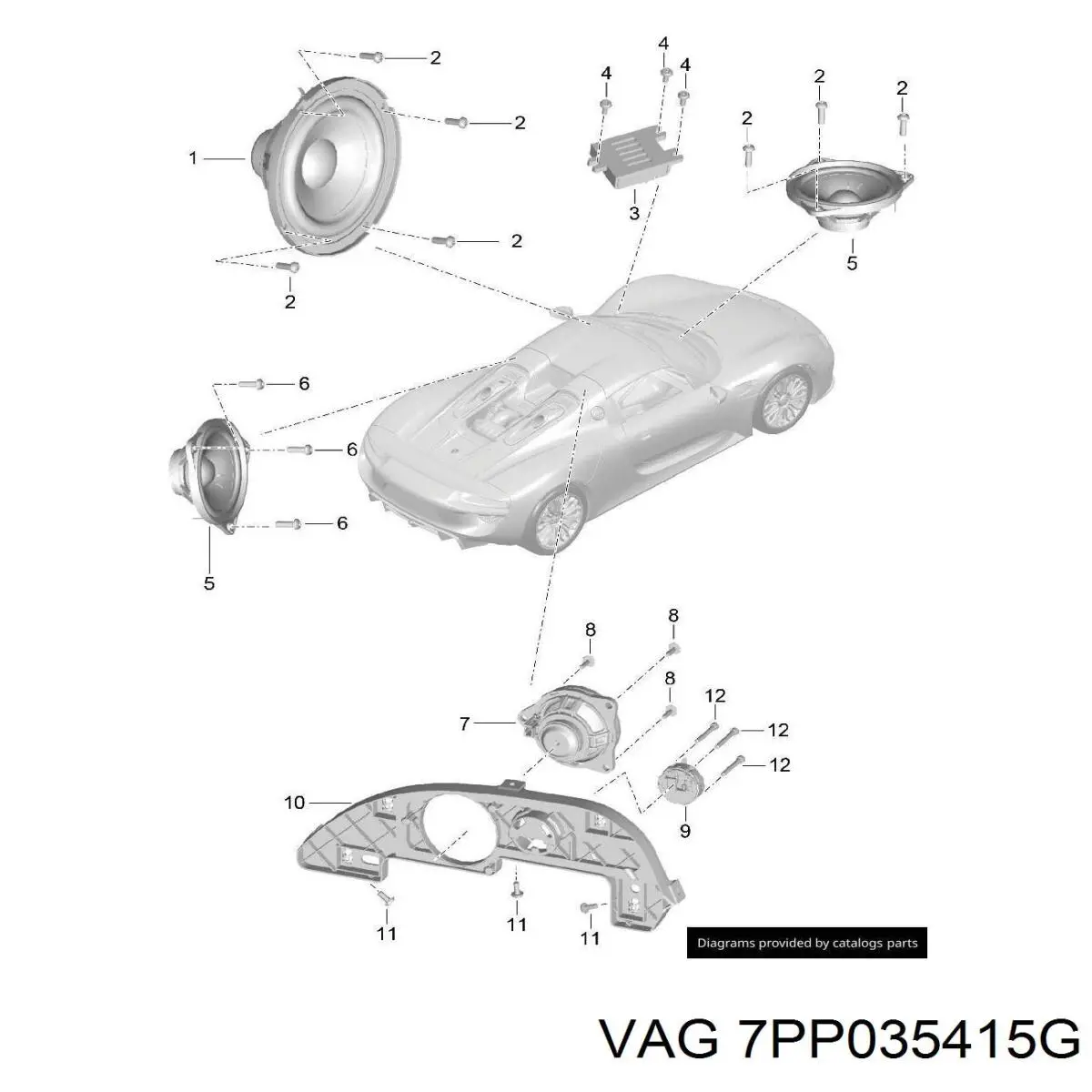  7PP035415G Porsche