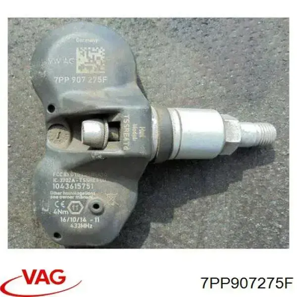7PP907275F VAG датчик тиску повітря в шинах