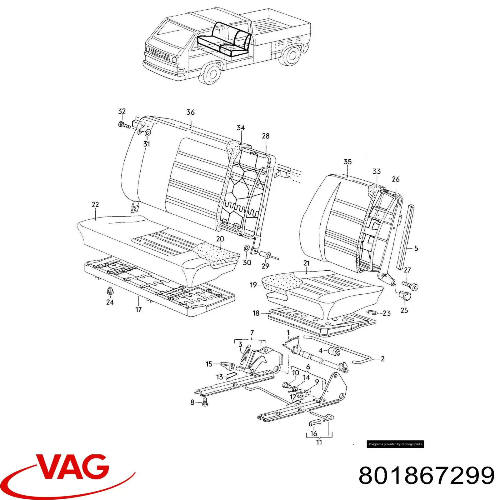  VAG 801867299 ціна, від 0.45 USD