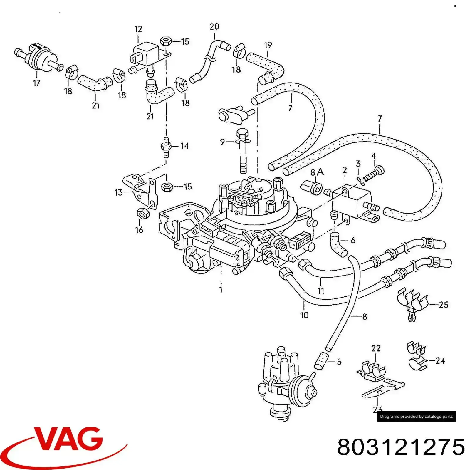  VAG 803121275 ціна, від 20.79 USD