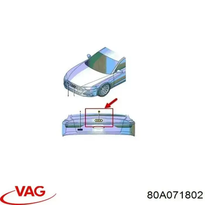  VAG 80A071802 ціна, від 143.53 USD