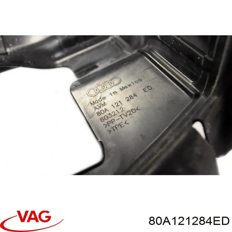 Купити 80A121284ED VAG Повітропровід (дефлектор) радіатора, правий