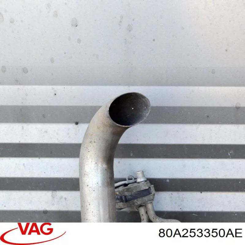 80A253350AE VAG Труба приймальна (штани) глушника, передня