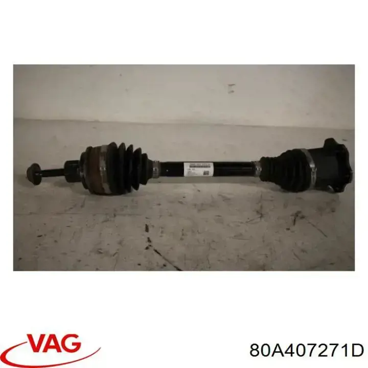 Купити 80A407271D VAG Вісь передня в зборі