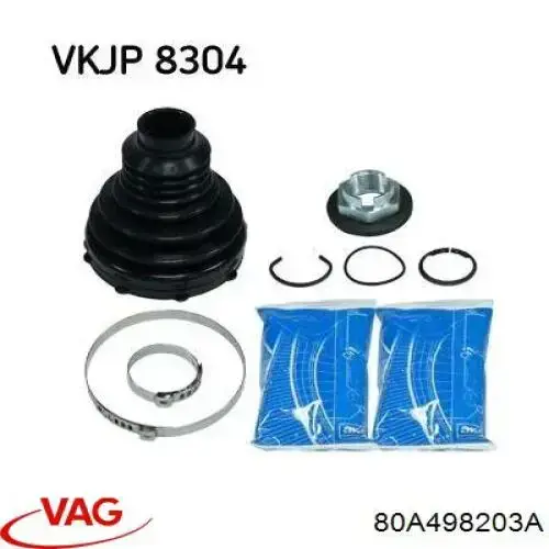 Пильник ШРУСа зовнішній 80A498203A VAG