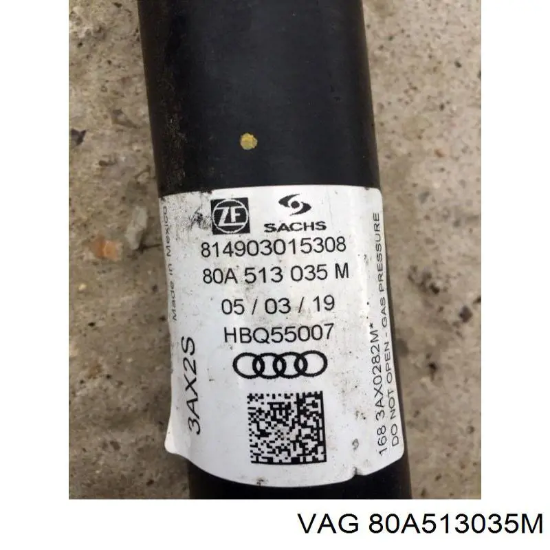 Амортизатор задній VAG 80A513035M ціна, від 73.35 USD