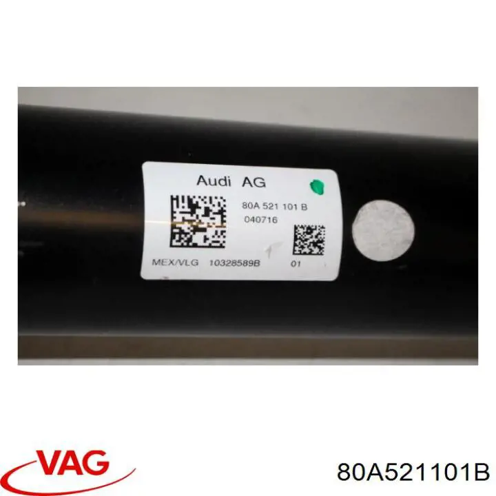 Вал карданний задній, у зборі VAG 80A521101B ціна, від 240.72 USD