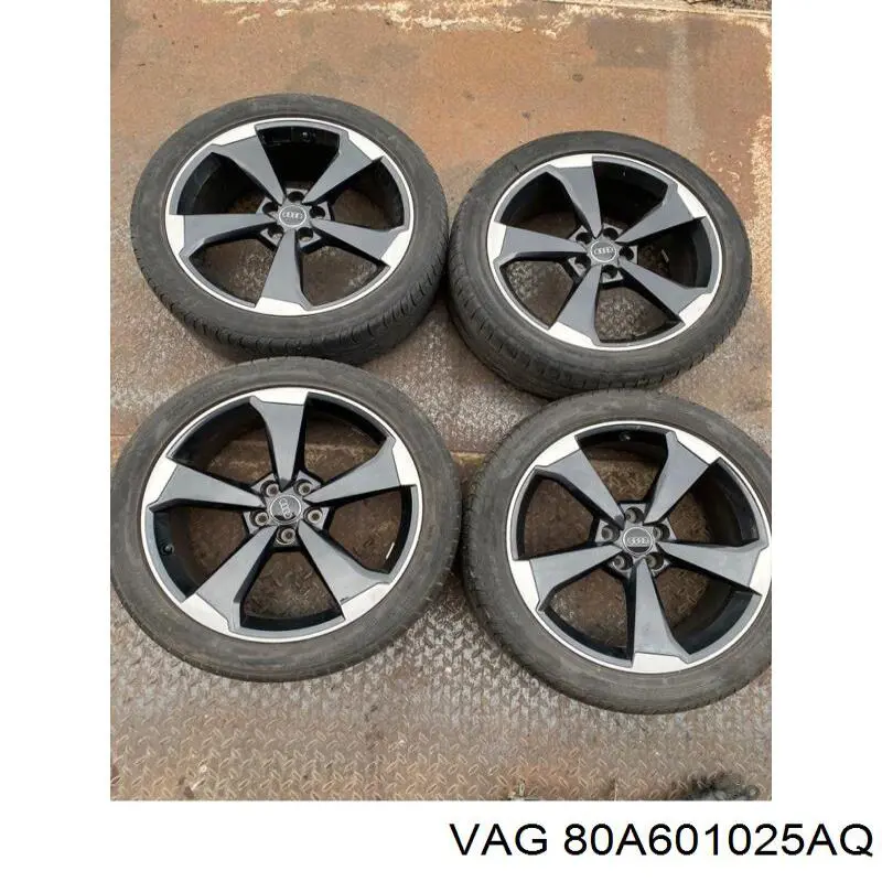 80A601025AQ VAG Диски колісні литі (легкосплавні, титанові)