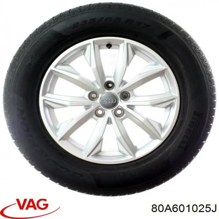 Диски литі (легкосплавні, титанові) VAG 80A601025J