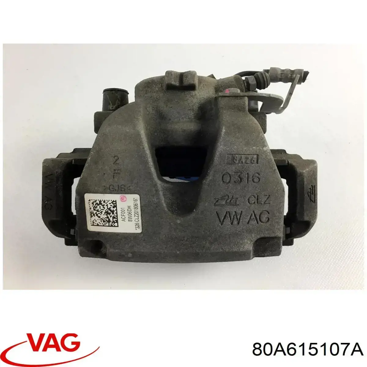 80A615107A VAG Супорт гальмівний, передній, лівий