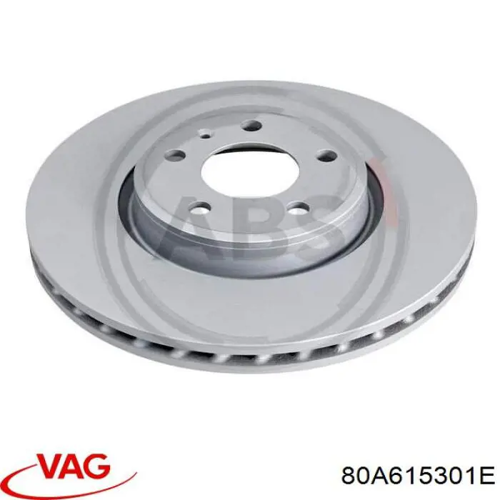 Диск переднього гальма VAG 80A615301E ціна, від 101.88 USD