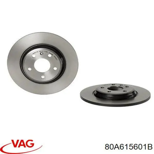 80A615601B VAG Дискові гальма
