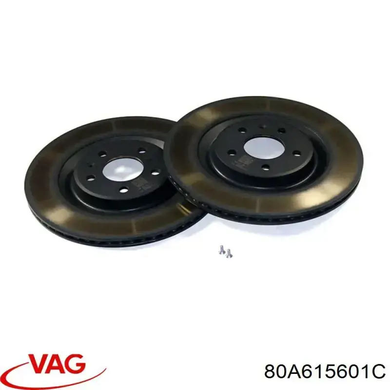 80A615601C VAG диск гальмівний задній