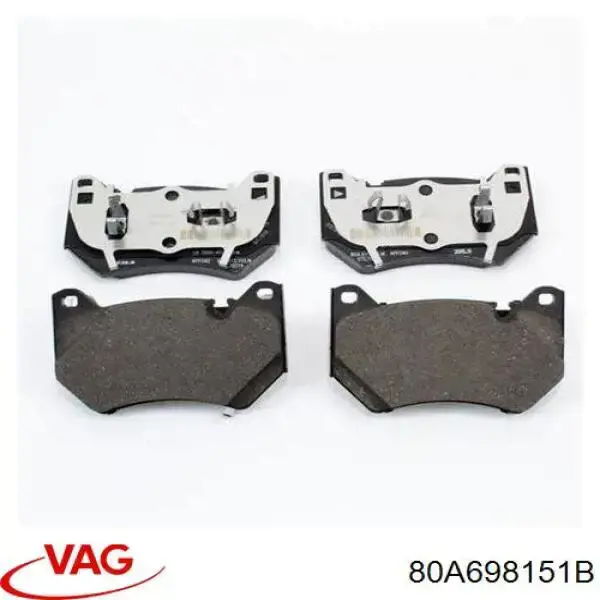 Гальмівні колодки VAG 80A698151B ціна, від 105.79 USD