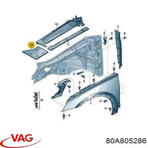 80A805286 VAG 