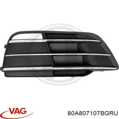 Бампер передній ікло ліве VAG 80A807107BGRU ціна, від 89.97 USD