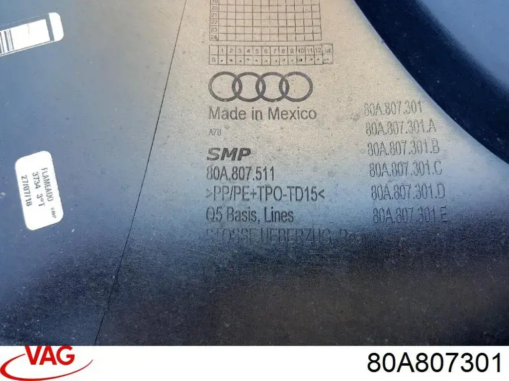  VAG 80A807301 ціна, від 19.00 USD