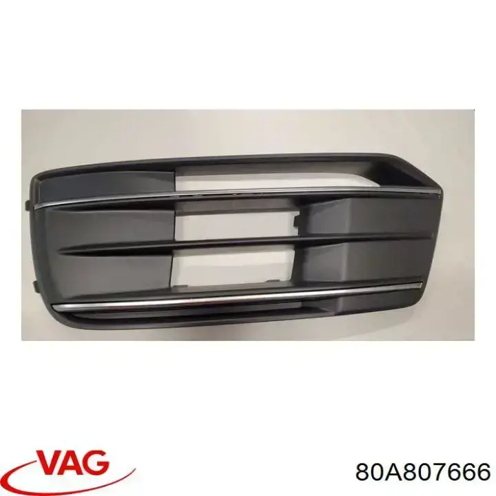Абсорбер (наповнювач) бампера заднього 80A807666 VAG