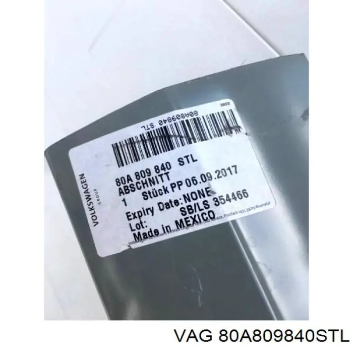 Купити 80A809840STL VAG Отвір передніх правих дверей
