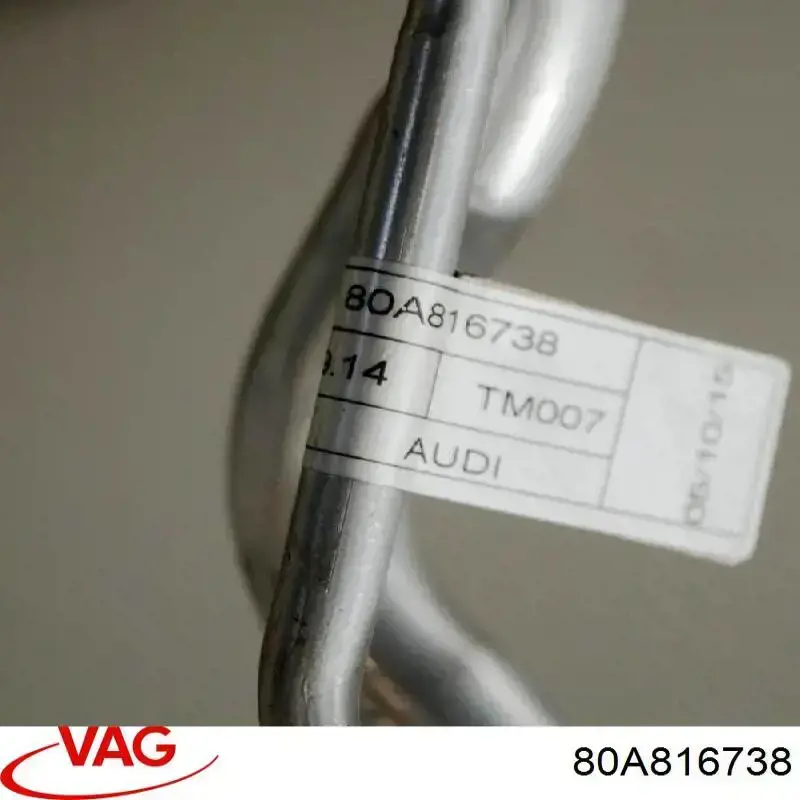 80A816738 VAG Шланг кондиціонера, від радіатора до випарника