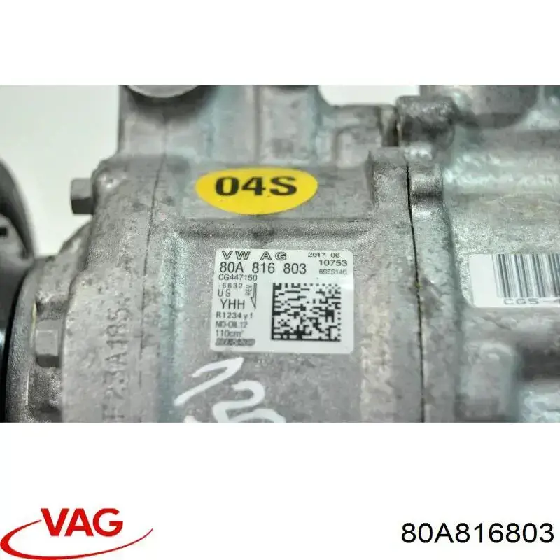 Компресор системи кондиціювання VAG 80A816803 ціна, від 180.54 USD