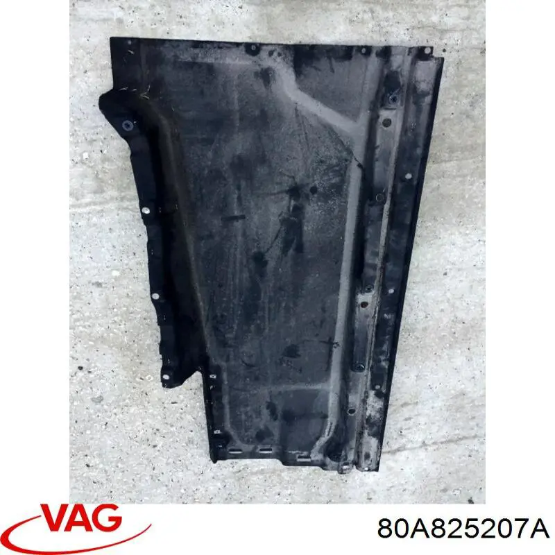 Захист днища, лівий VAG 80A825207A ціна, від 75.83 USD