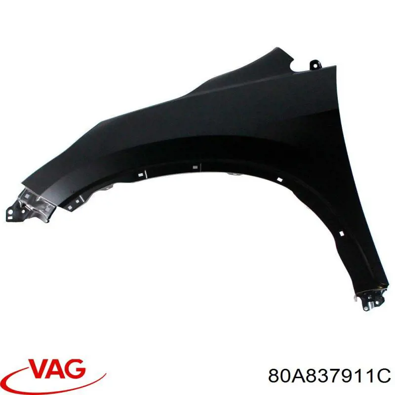 Ущільнювач двері передньої (на кузові) VAG 80A837911G ціна, від 93.60 USD