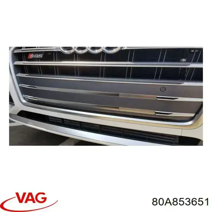 80A853651 VAG Решітка радіатора