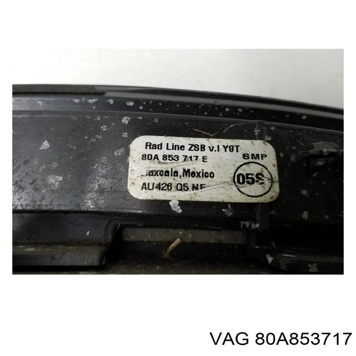 80A853717 VAG Розширювач/накладка арки переднього крила, лівий