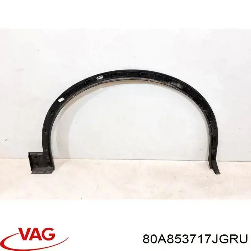 Купити 80A853717JGRU VAG Молдинг передньої арки колеса, лівий