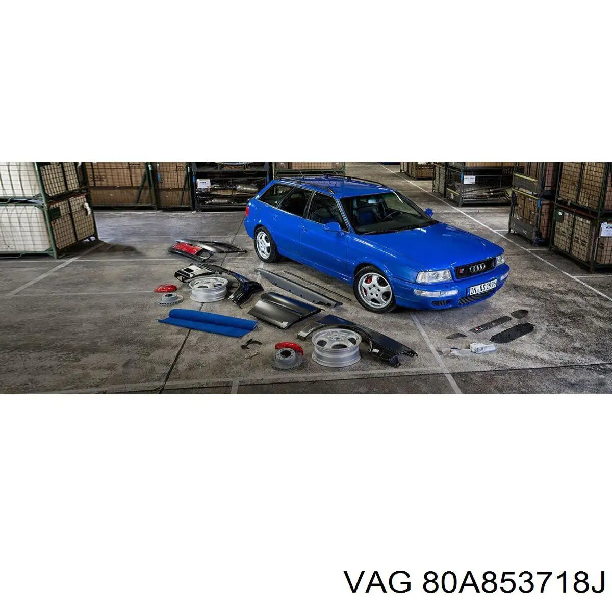 Купити 80A853718J VAG Розширювач передньої арки колеса, правий