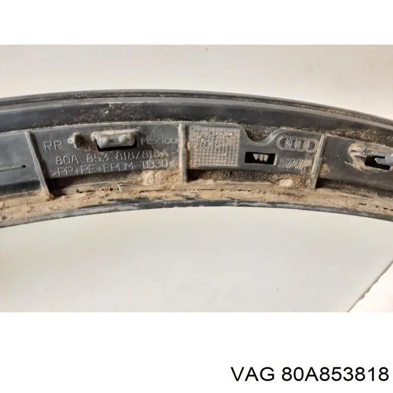 Молдинг арки крила переднього, правий VAG 80A853818 ціна, від 63.98 USD