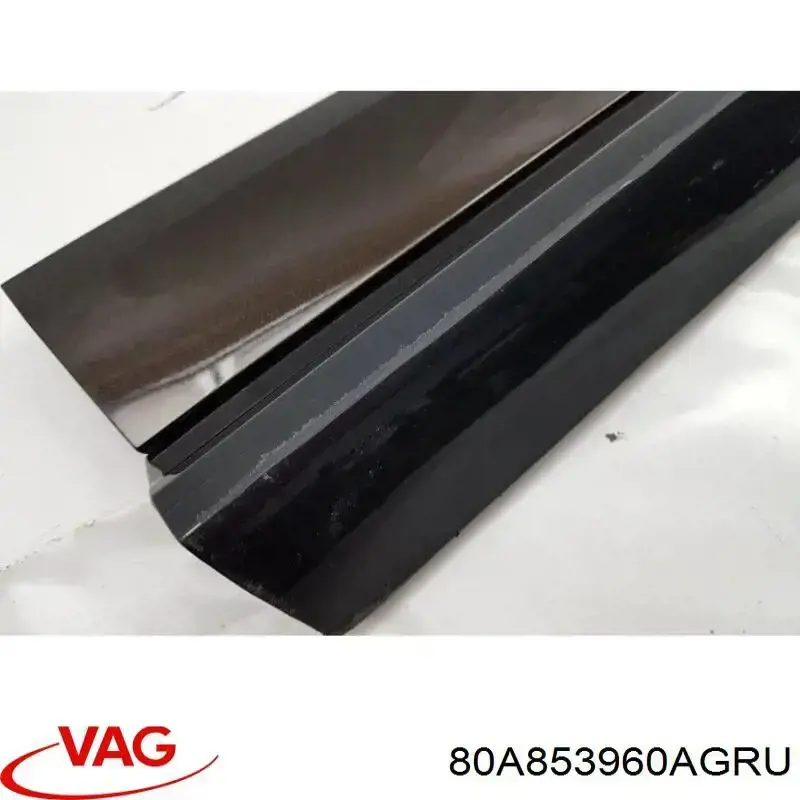 Купити 80A853960AGRU VAG Молдинг передньої правої двері, нижній