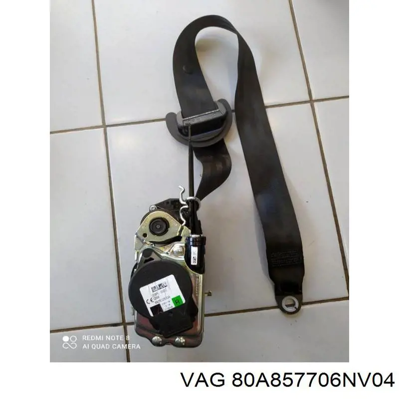 80A857706NV04 VAG Ремені безпеки