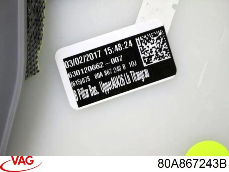  VAG 80A867243B ціна, від 12.67 USD